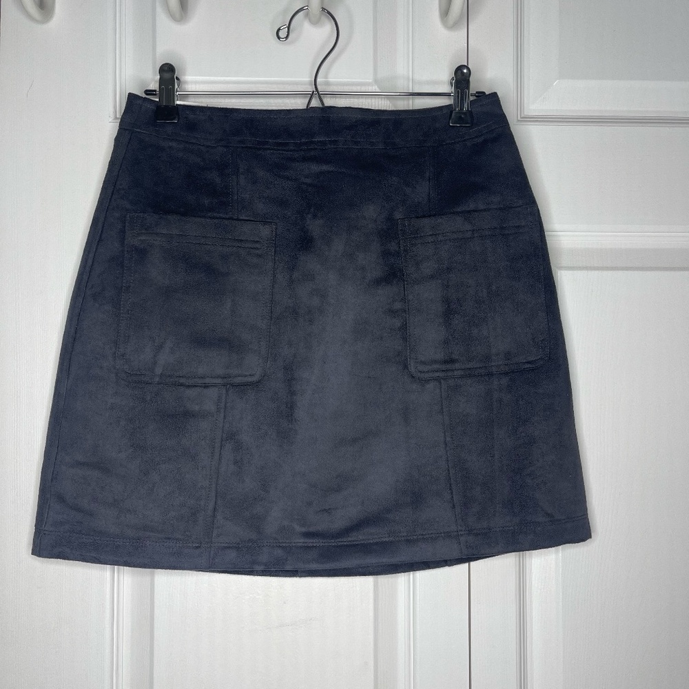 Velvet Mini Skirt